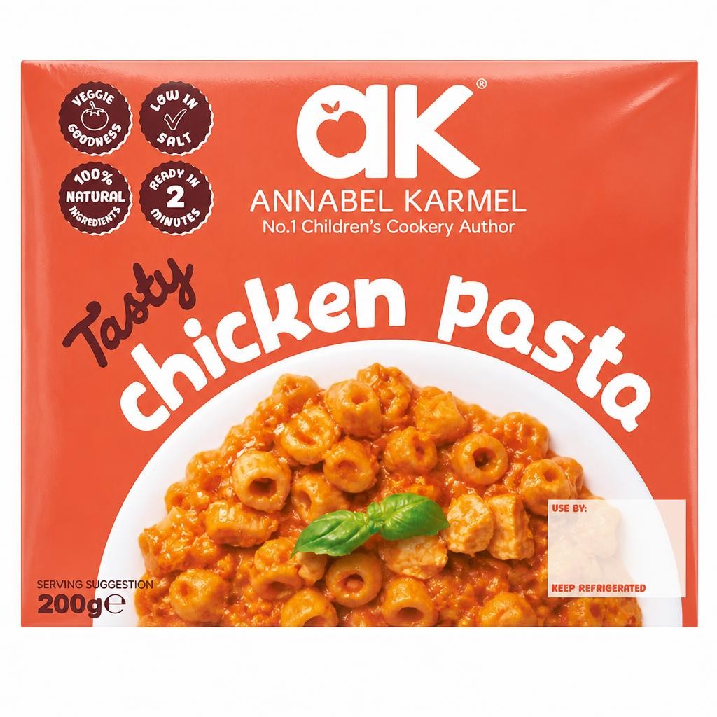 Annabel Karmel Tasty Chicken Pasta in a Tomato & Veggie Sauce 200g