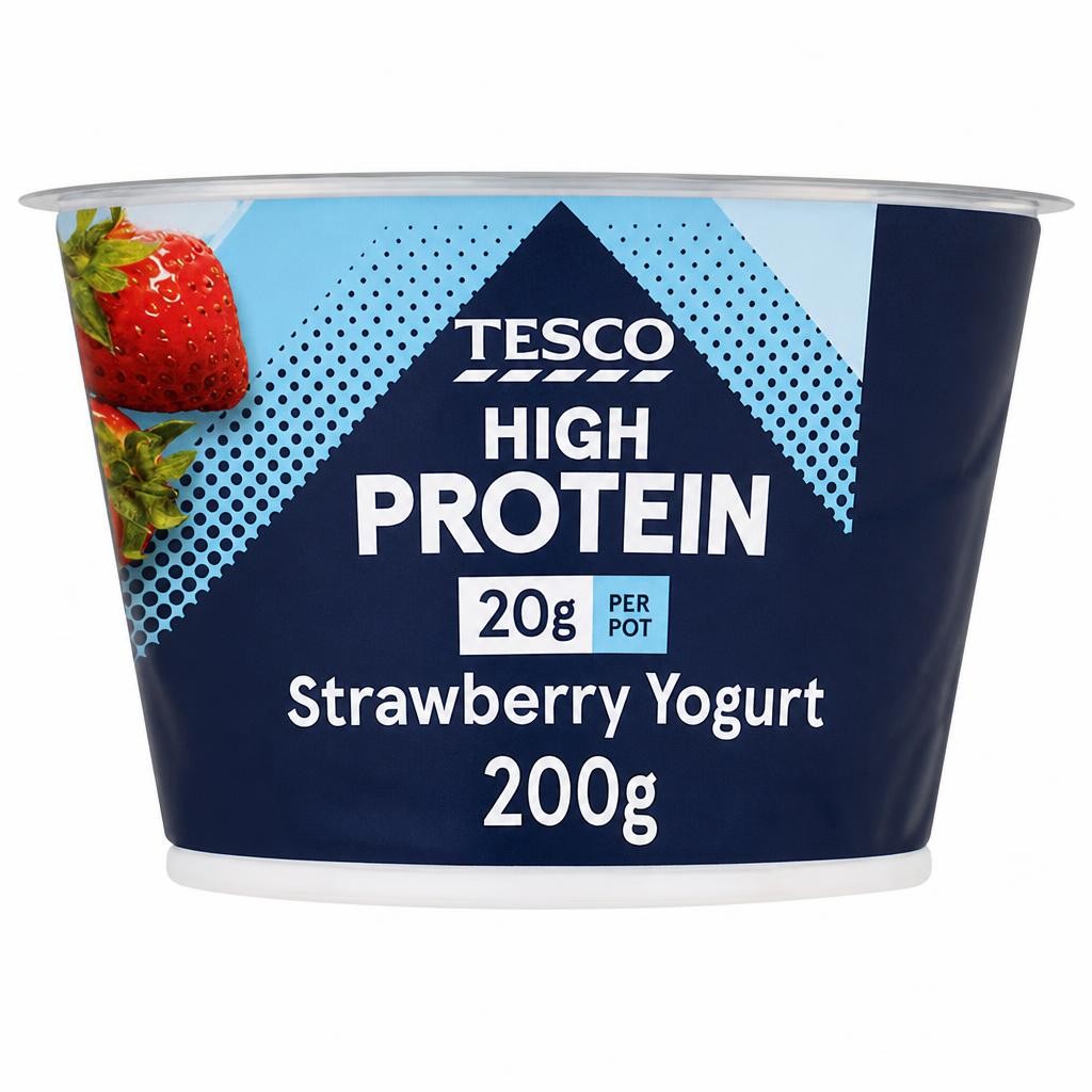 Tesco High Protein Strawberry Yogurt 200g