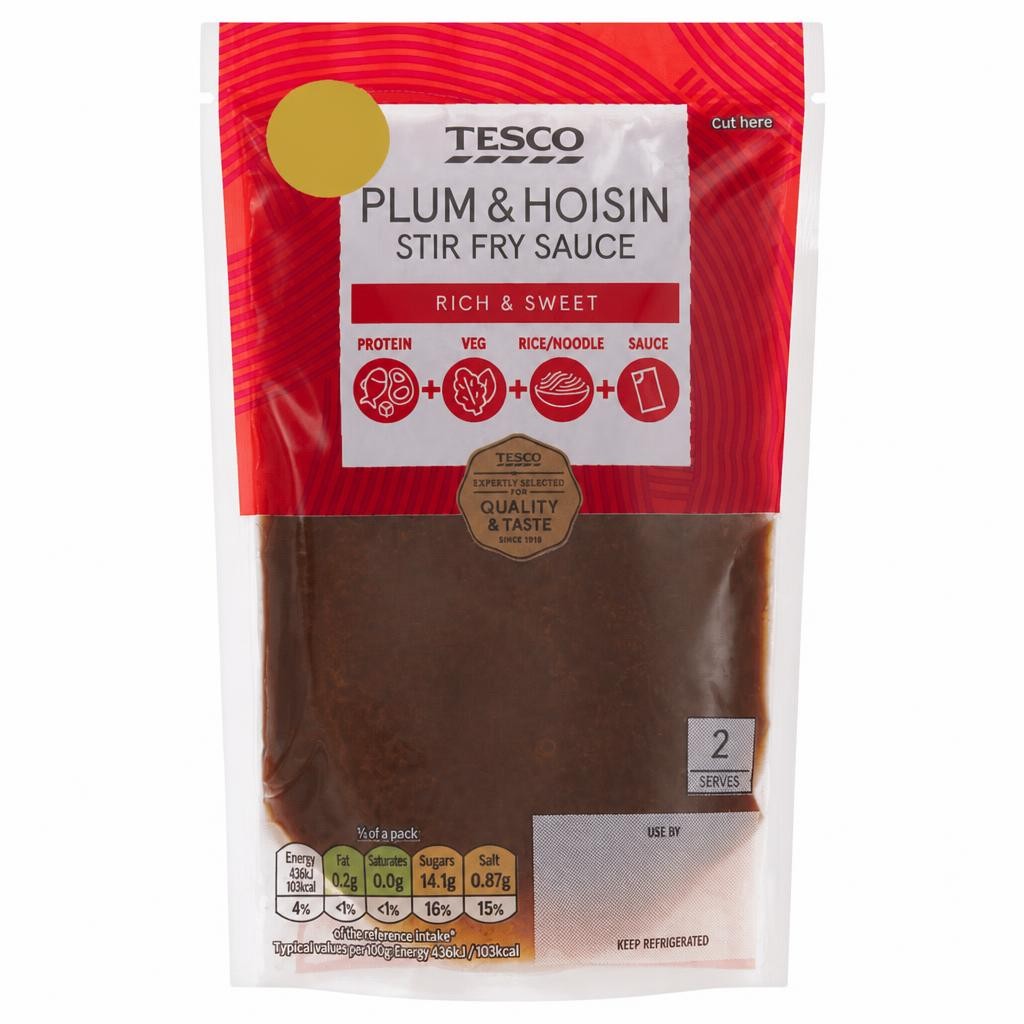 Tesco Plum & Hoisin Stir Fry Sauce 165g