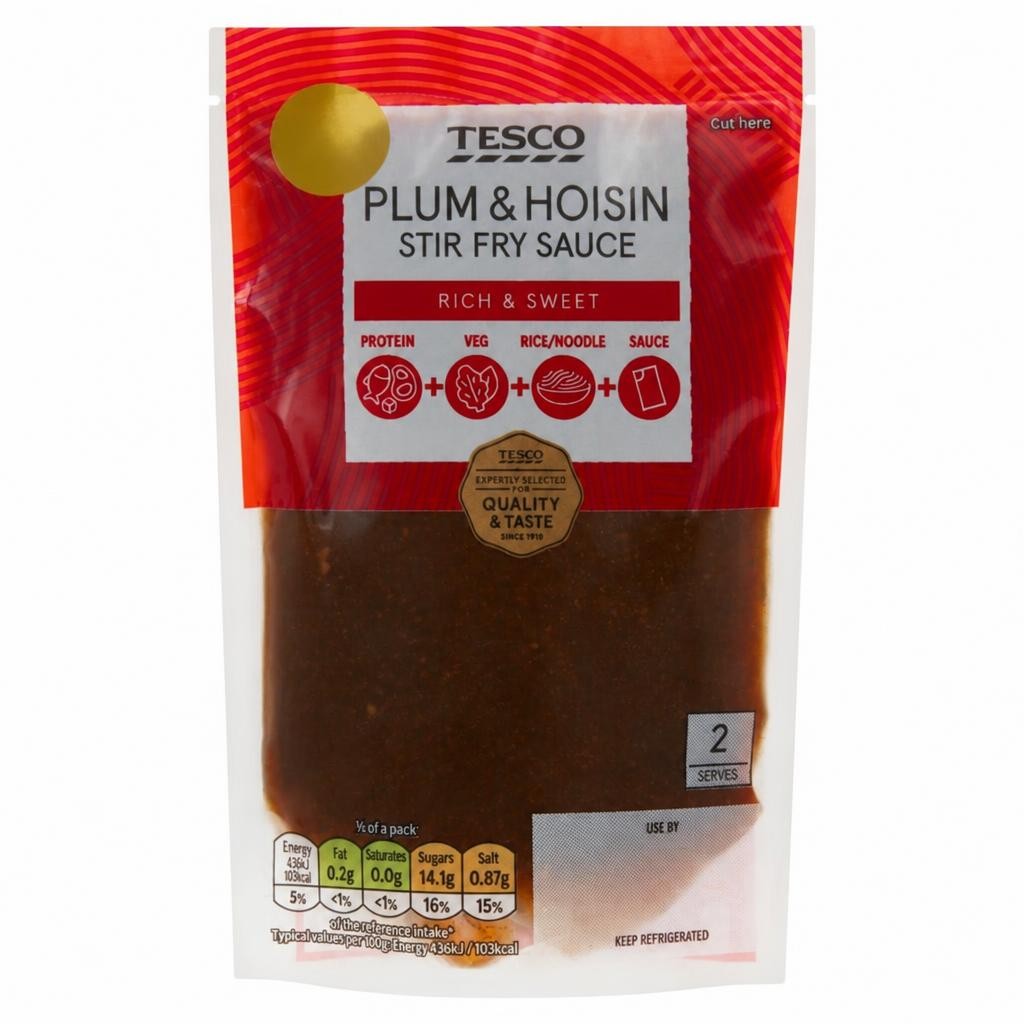 Tesco Plum & Hoisin Stir Fry Sauce 165g