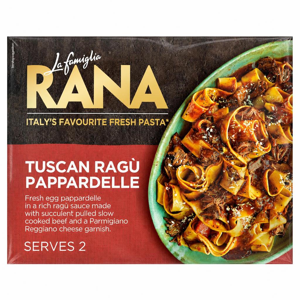 La Famiglia Rana Tuscan Ragu Pappardelle 814g