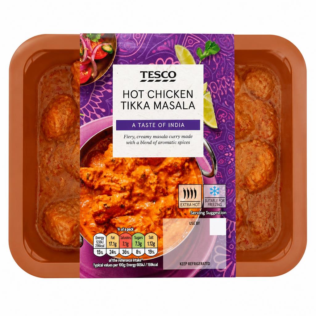 Tesco Hot Chicken Tikka Masala 400g