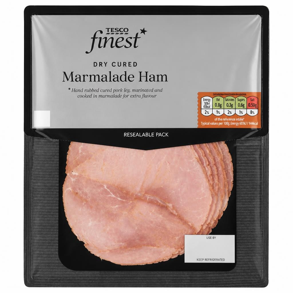 Tesco Finest Dry Cured Marmalade Ham 120g