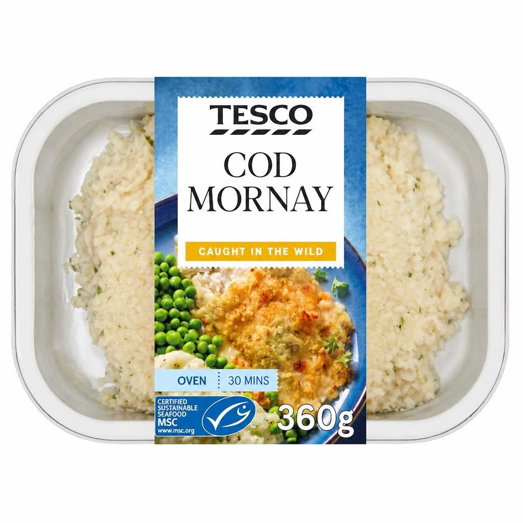 Tesco Cod Mornay 360g
