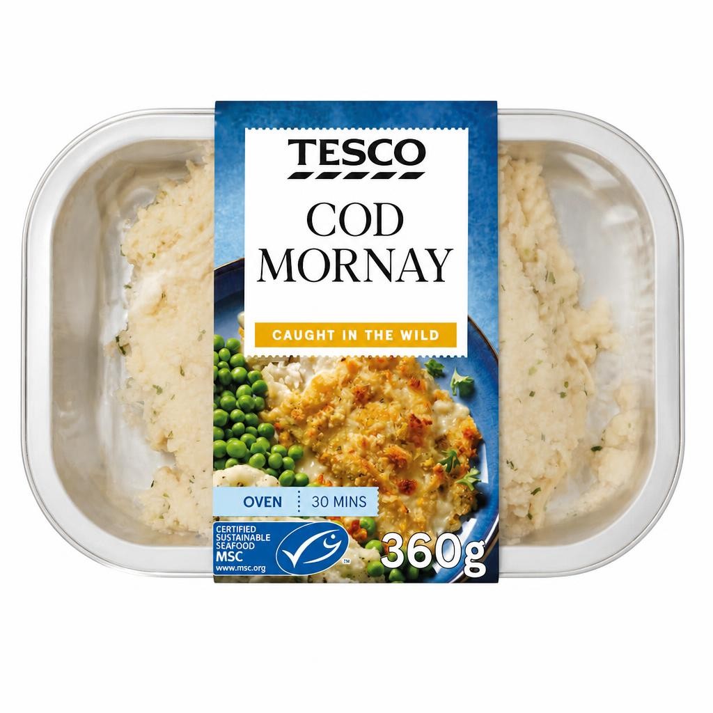 Tesco Cod Mornay 360g