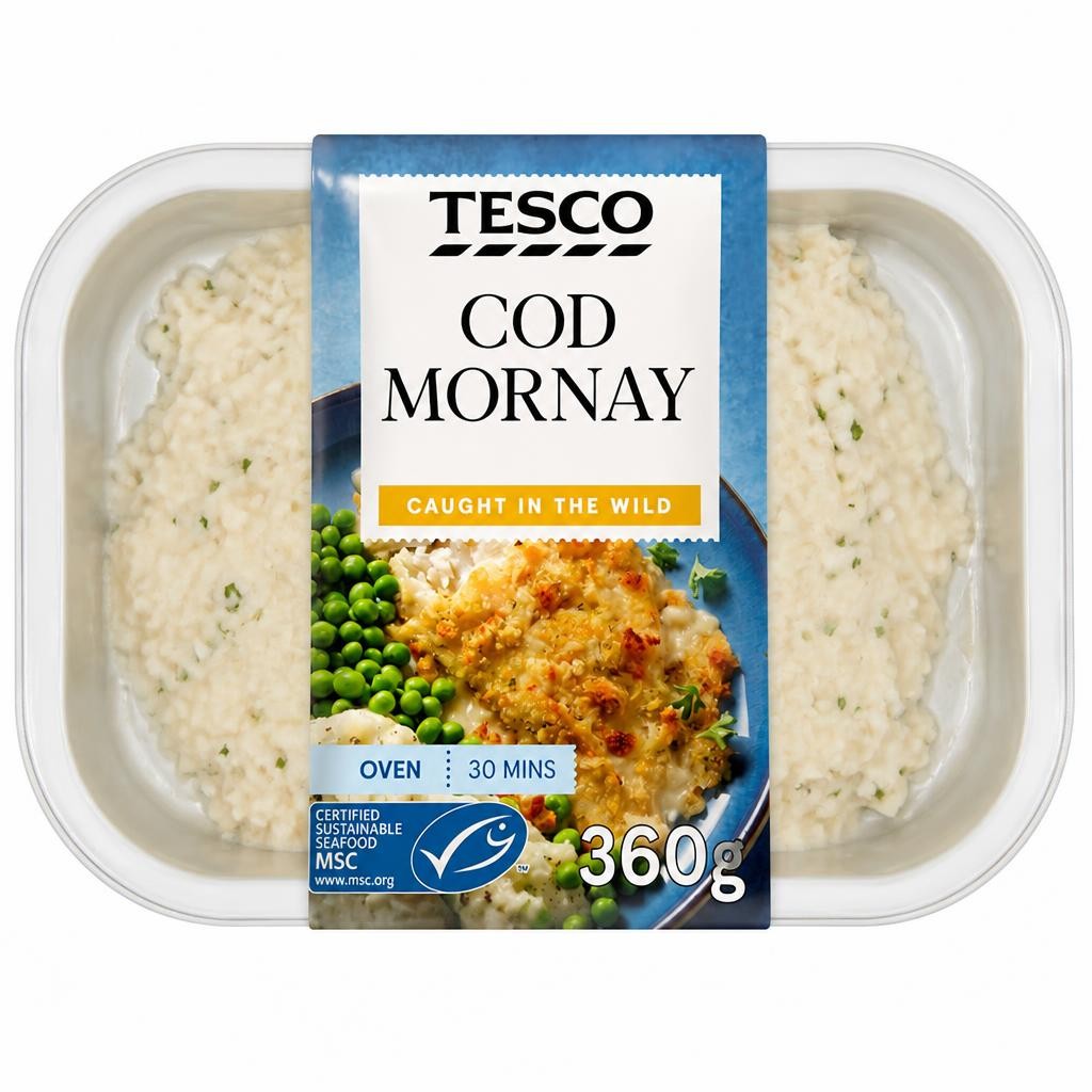 Tesco Cod Mornay 360g