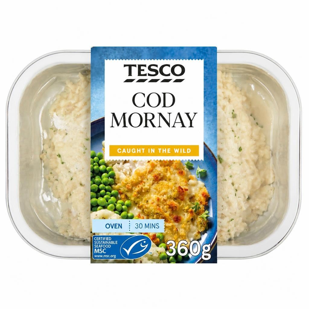 Tesco Cod Mornay 360g