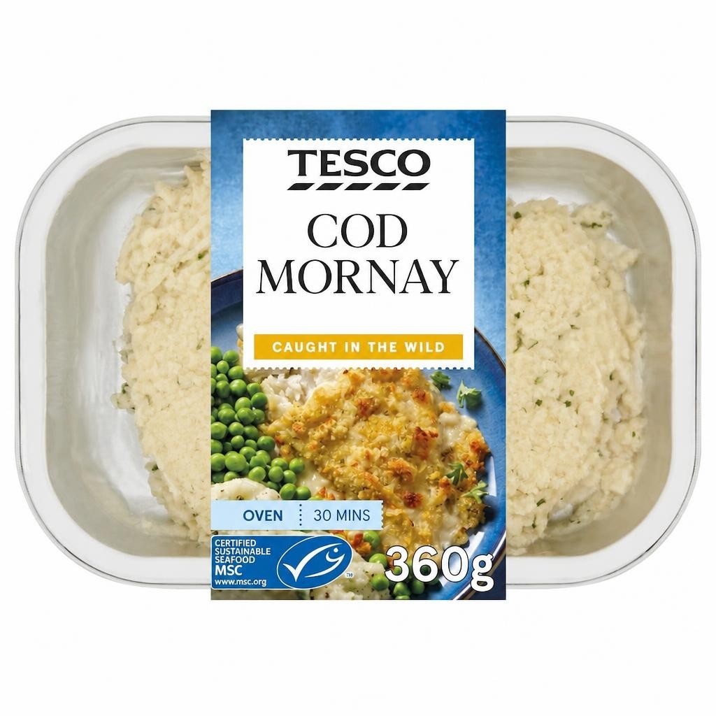 Tesco Cod Mornay 360g