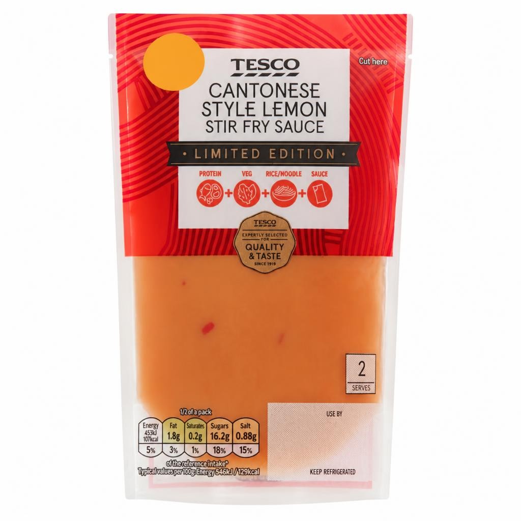 Tesco Cantonese Style Lemon Stir Fry Sauce 165g