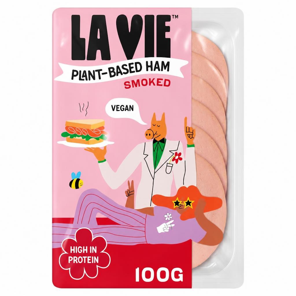La Vie Plant-Based Ham - Smoked 100g
