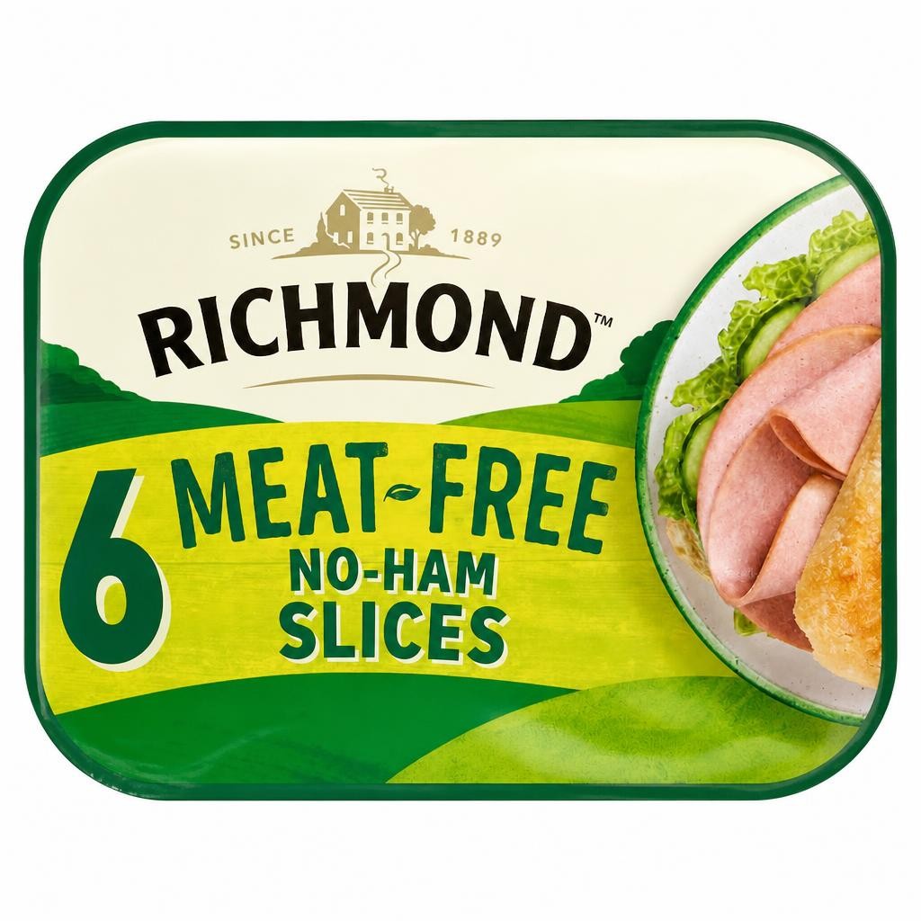 Richmond Meat Free Vegan 6 Honey Roasted Style Slices 90G