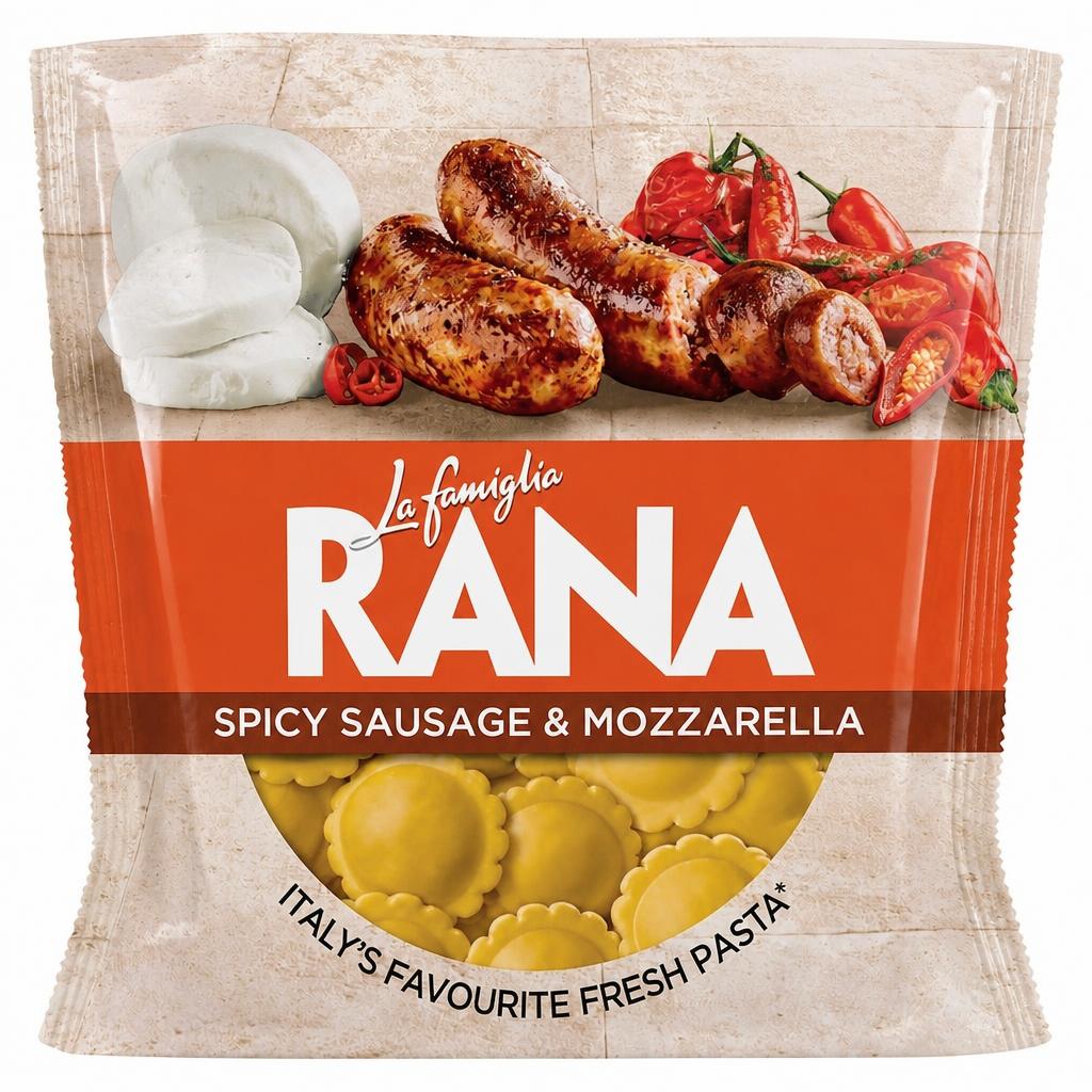 La Famiglia Rana Spicy Sausage & Mozzarella Fiore 250g
