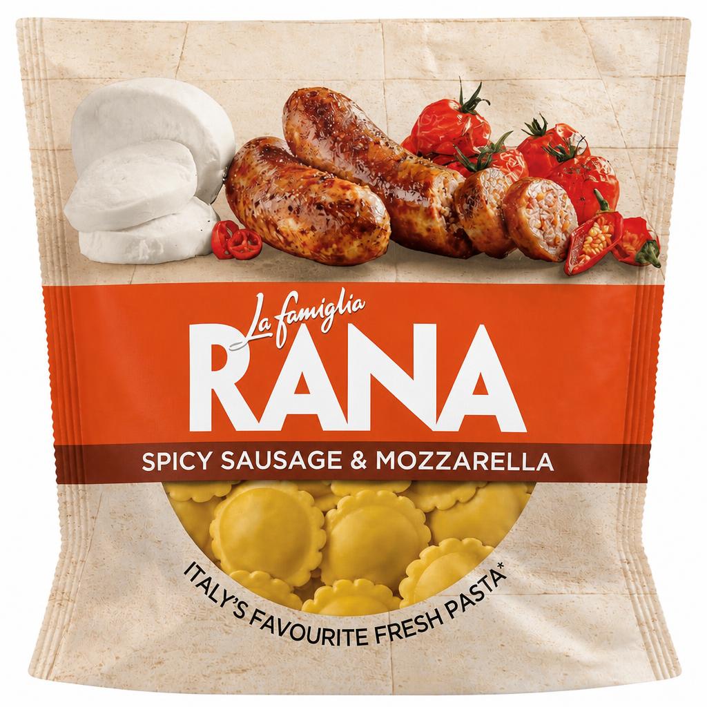 La Famiglia Rana Spicy Sausage & Mozzarella Fiore 250g
