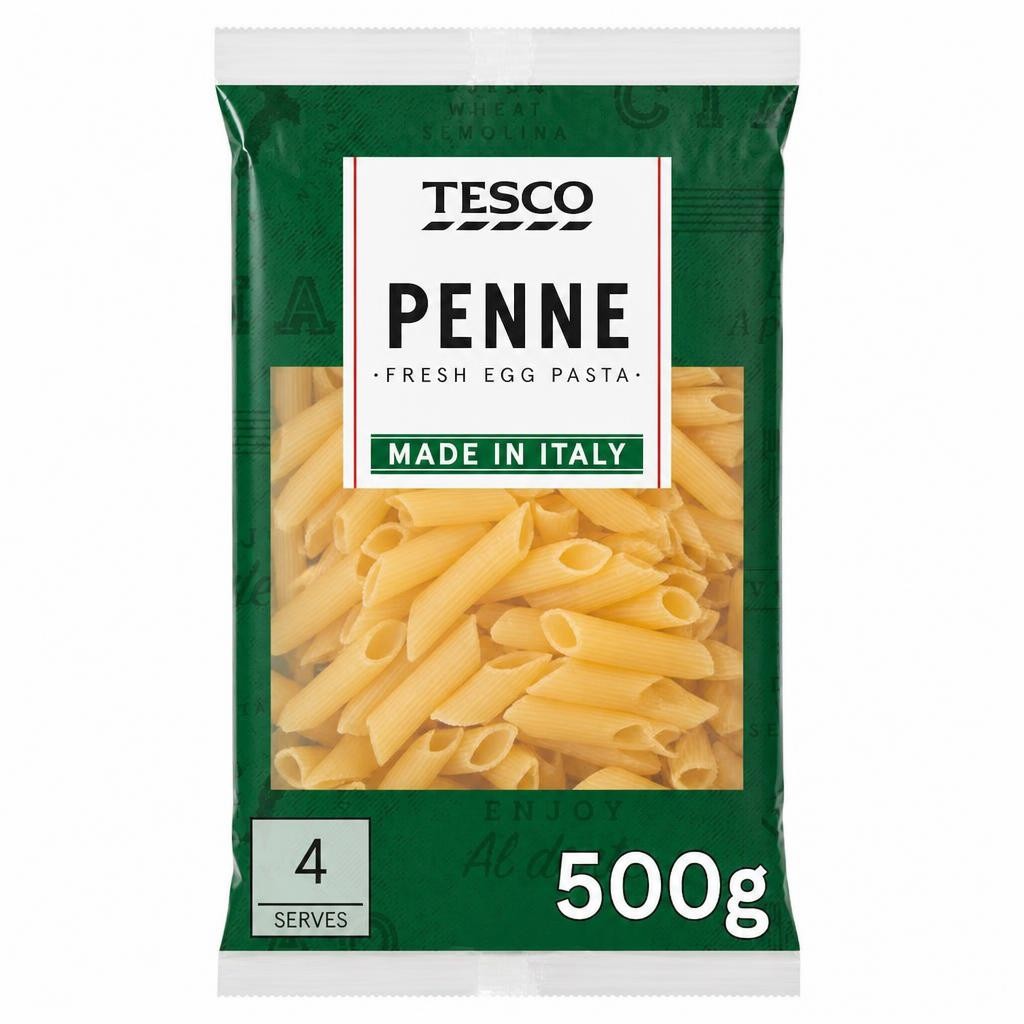 Tesco Penne Pasta 500G