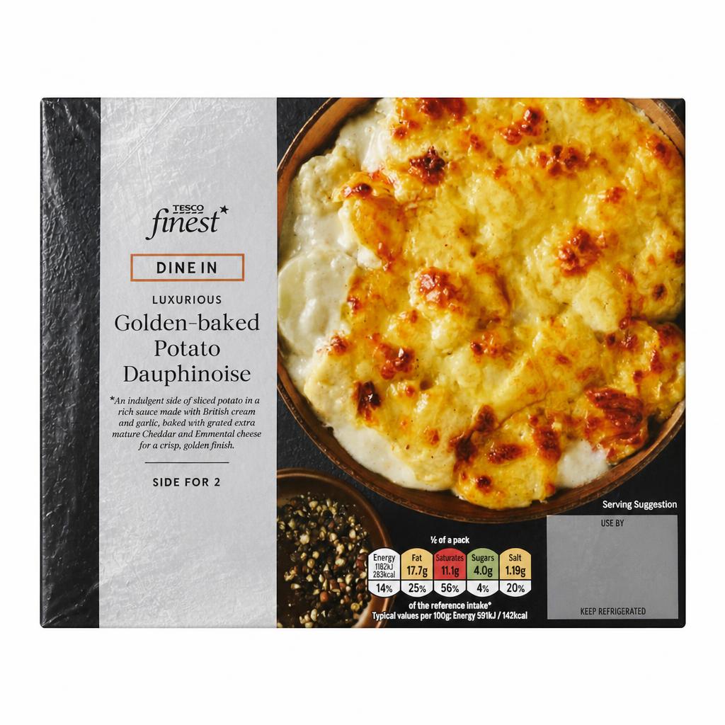 Tesco Finest Dine In Golden-baked Potato Dauphinoise 400g