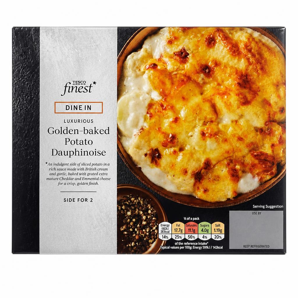 Tesco Finest Dine In Golden-baked Potato Dauphinoise 400g