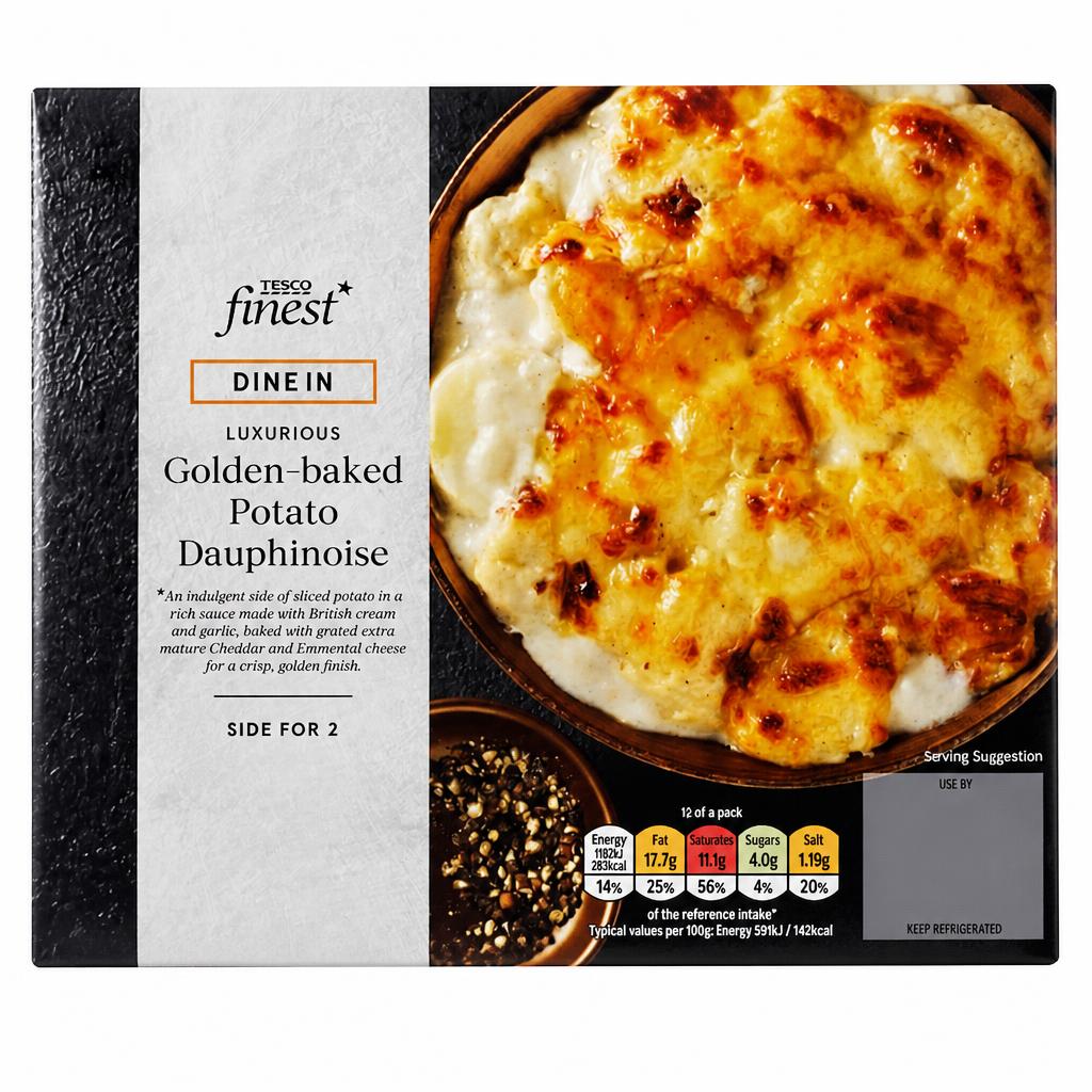 Tesco Finest Dine In Golden-baked Potato Dauphinoise 400g