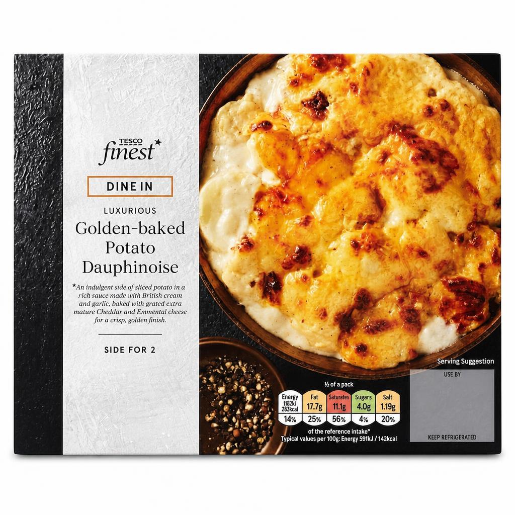 Tesco Finest Dine In Golden-baked Potato Dauphinoise 400g