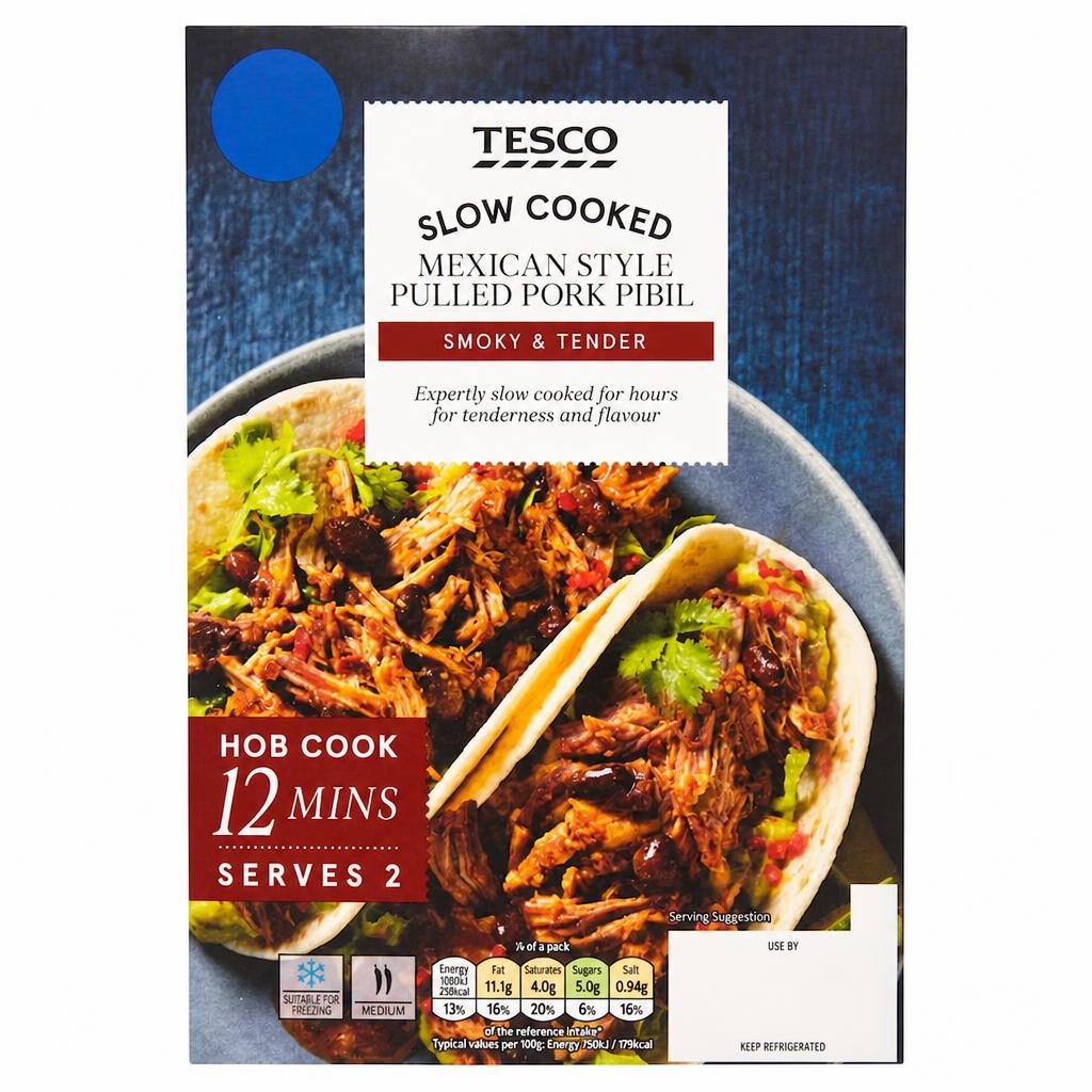 Tesco Slow Cooked Mexican Style Pulled Pork Pibil 400g