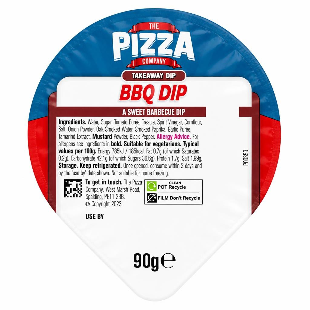 The Pizza Company Bbq Dip 90G
