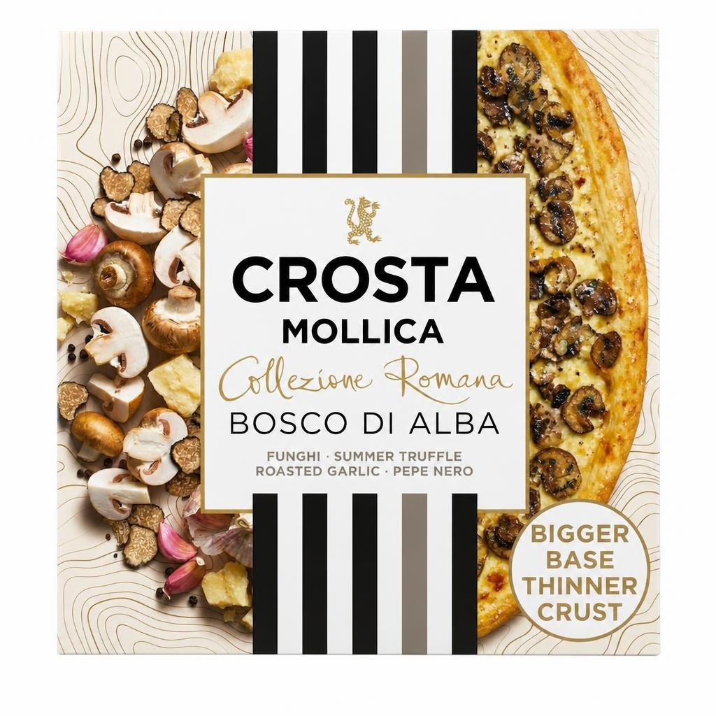 Crosta Mollica Collezione Romana Bosco di Alba Pizza – Truffle & Mushroom 483g