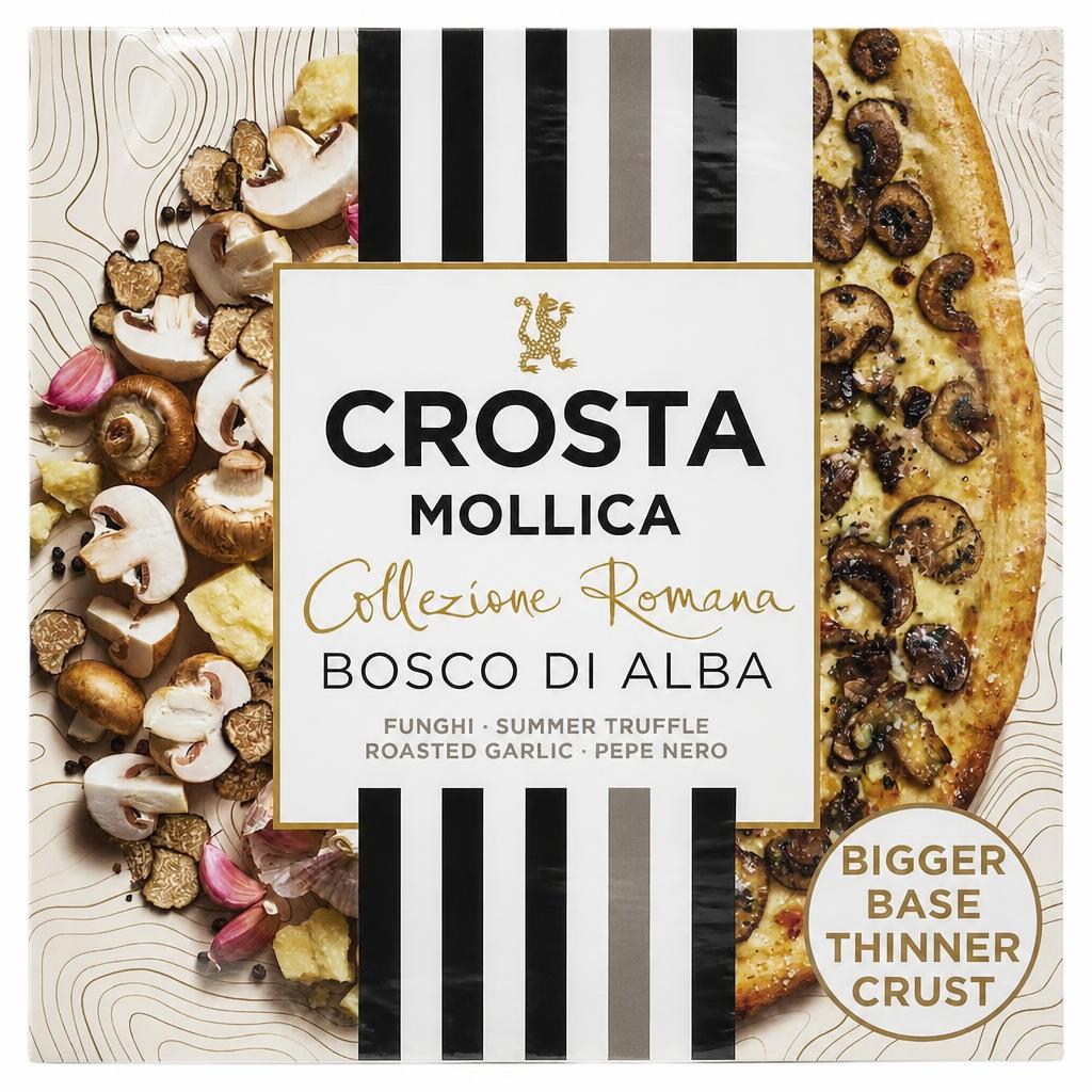 Crosta Mollica Collezione Romana Bosco di Alba Pizza – Truffle & Mushroom 483g