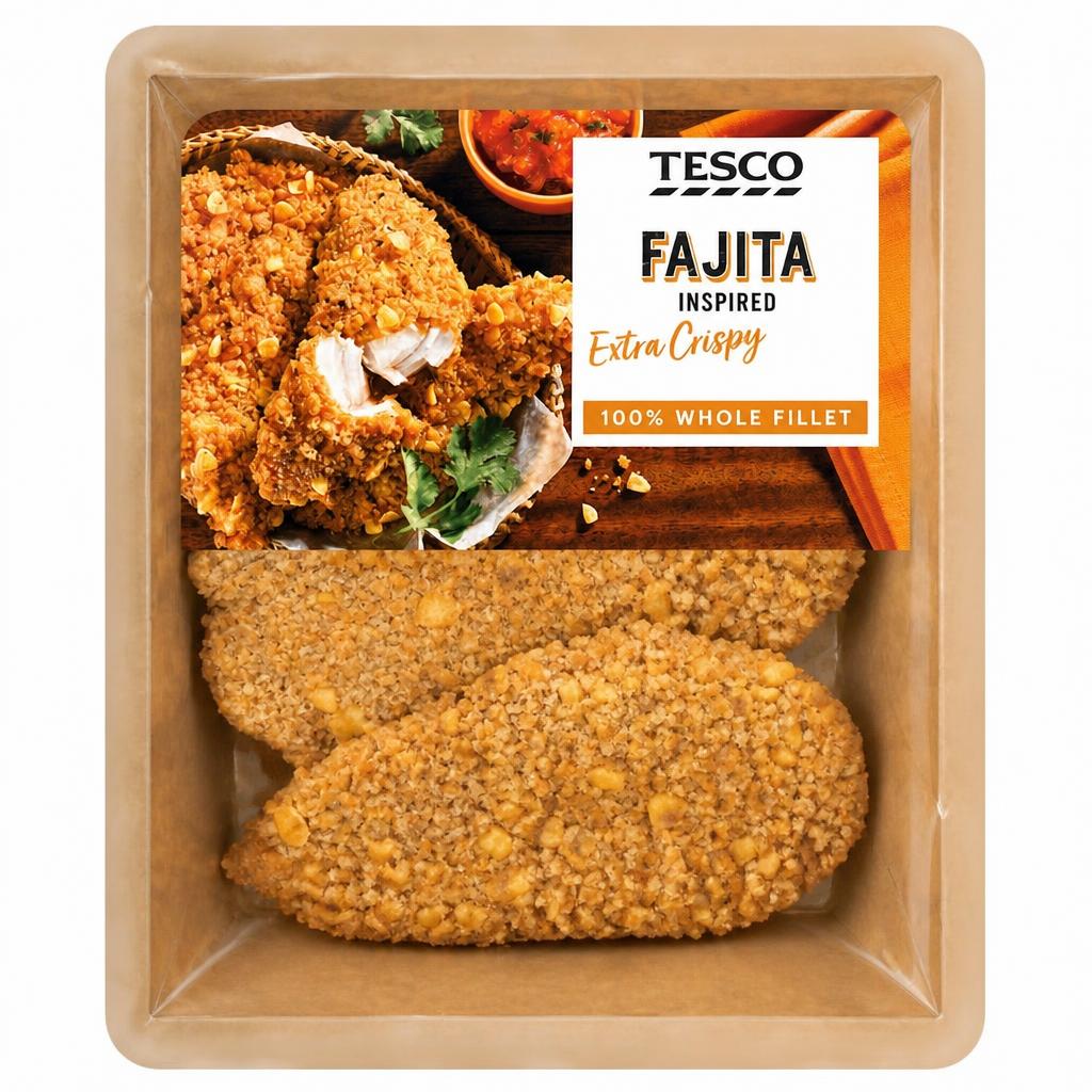 Tesco Fajita Inspired Extra Crispy Tenders 305g