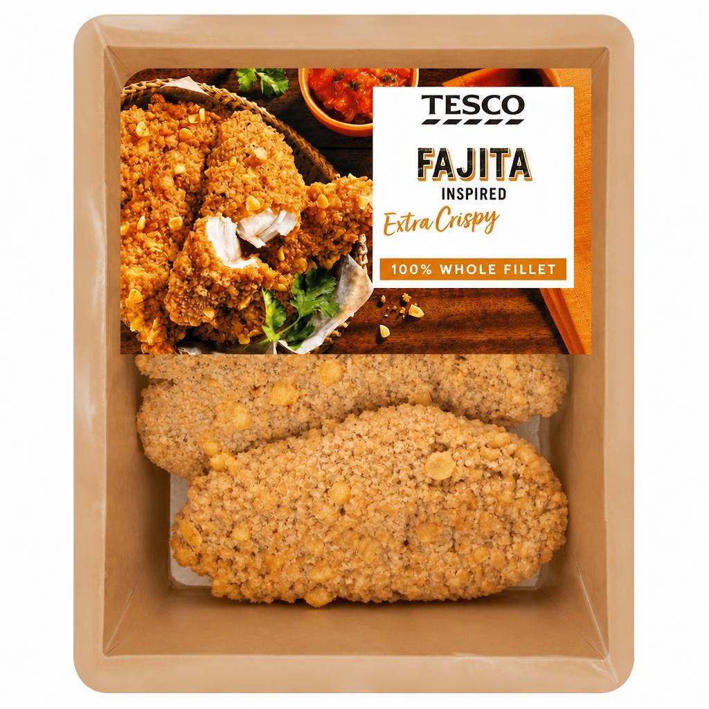 Tesco Fajita Inspired Extra Crispy Tenders 305g