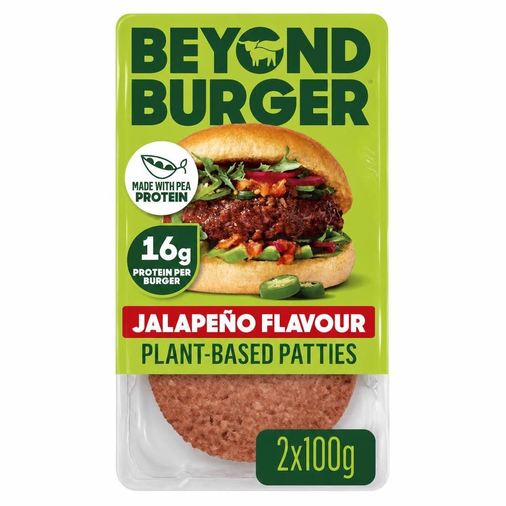 The Beyond Burger Plant Based Jalapeno Patties 200g