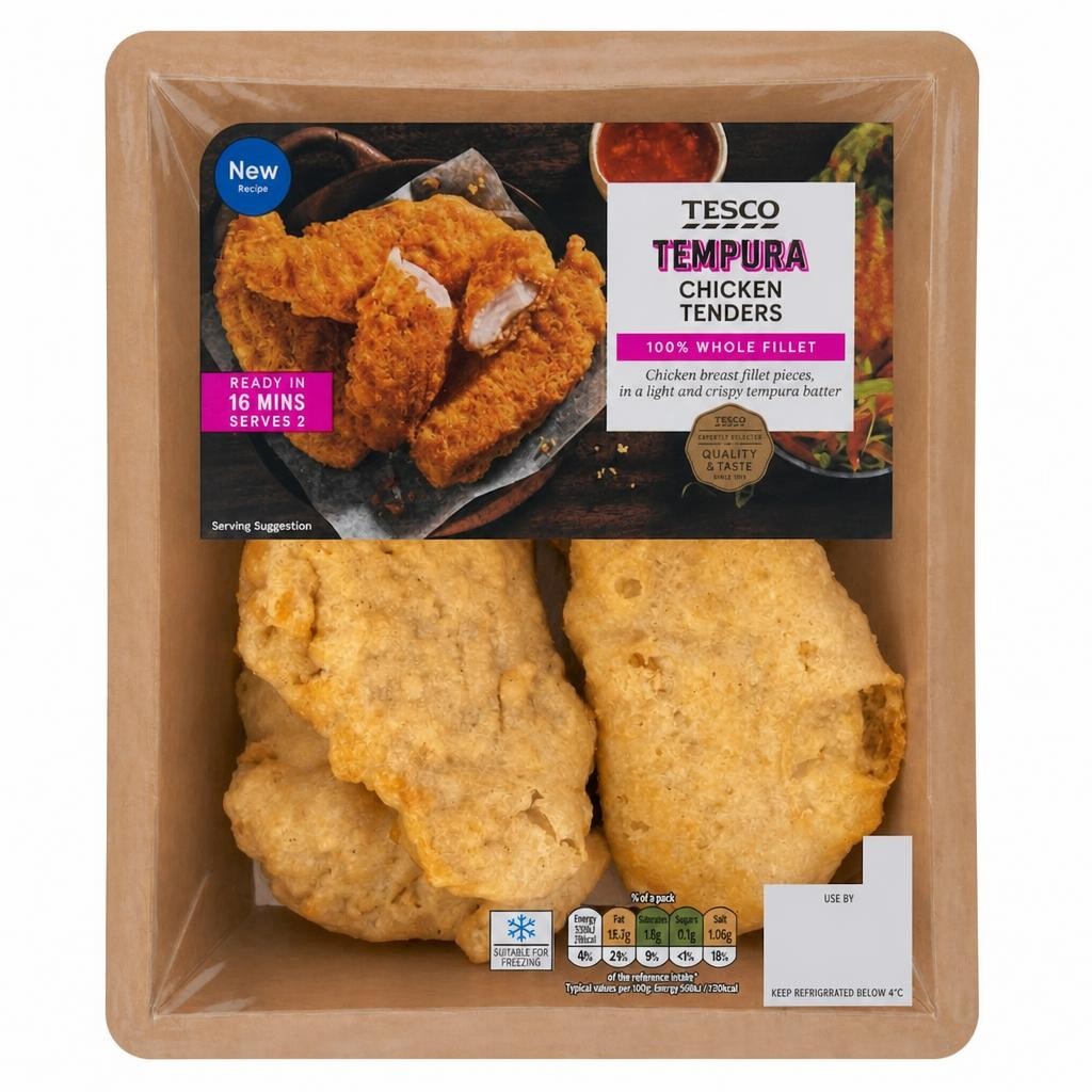 Tesco Tempura Chicken Tenders 305g