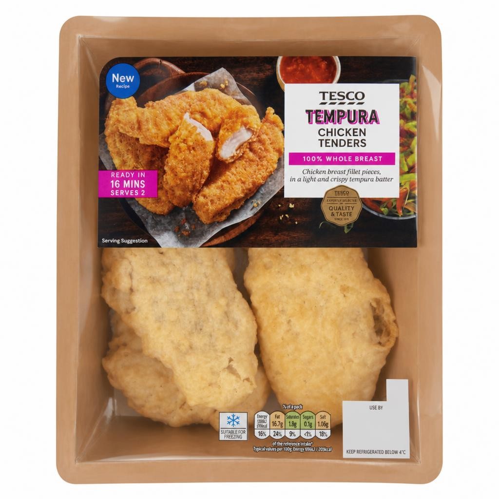Tesco Tempura Chicken Tenders 305g