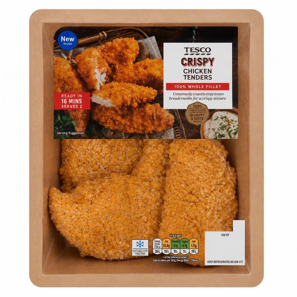 Tesco Crispy Chicken Tenders 305g