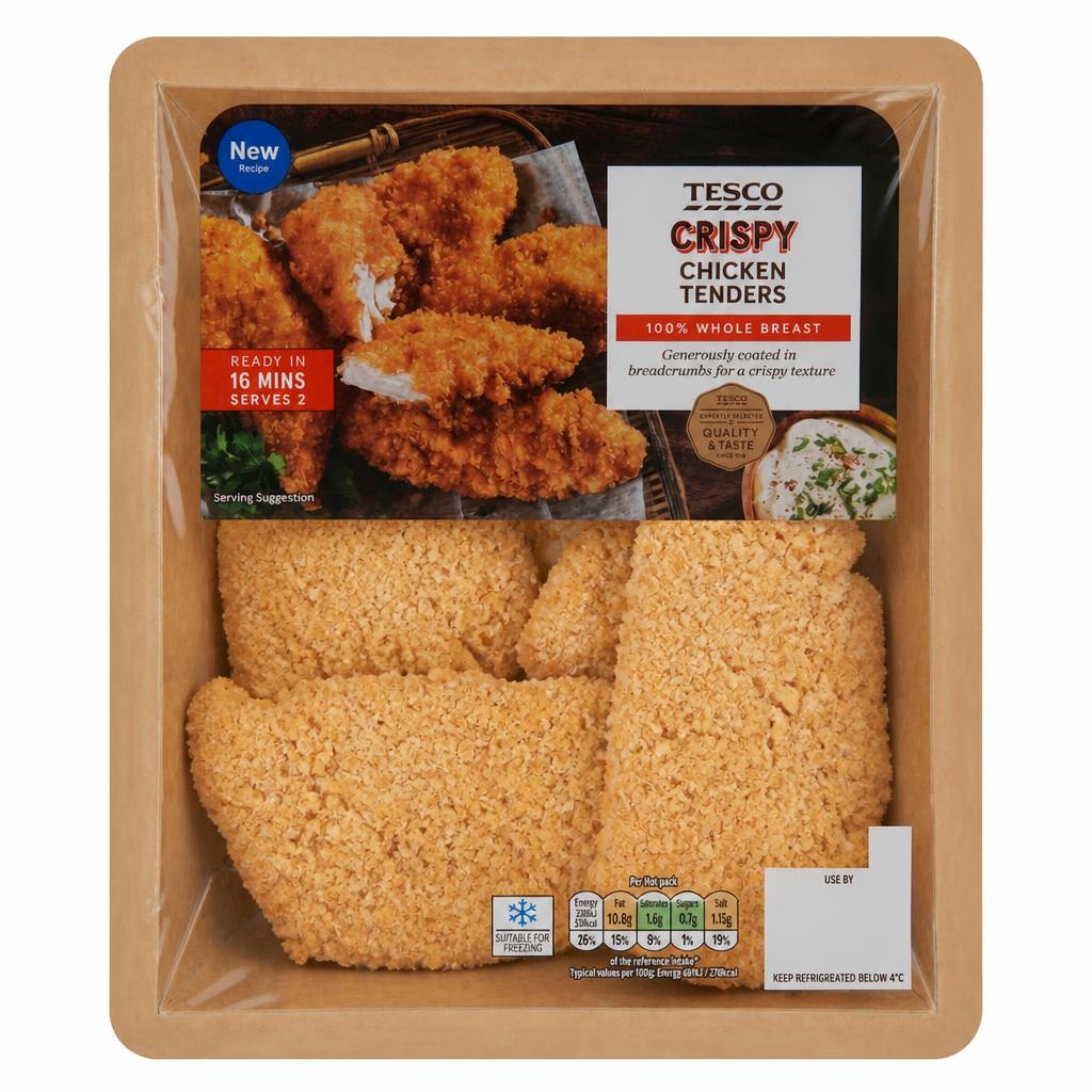 Tesco Crispy Chicken Tenders 305g