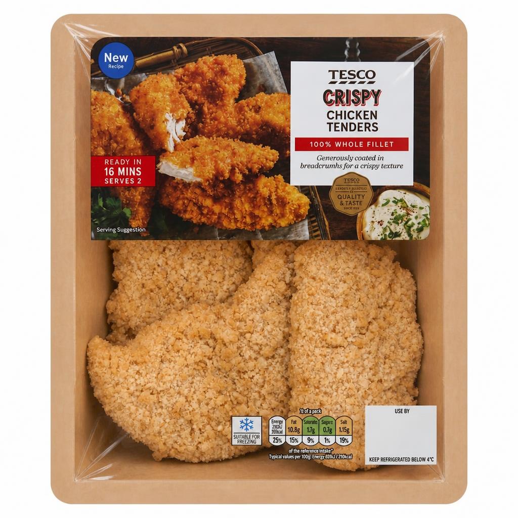 Tesco Crispy Chicken Tenders 305g