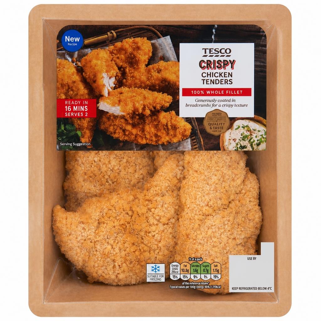 Tesco Crispy Chicken Tenders 305g