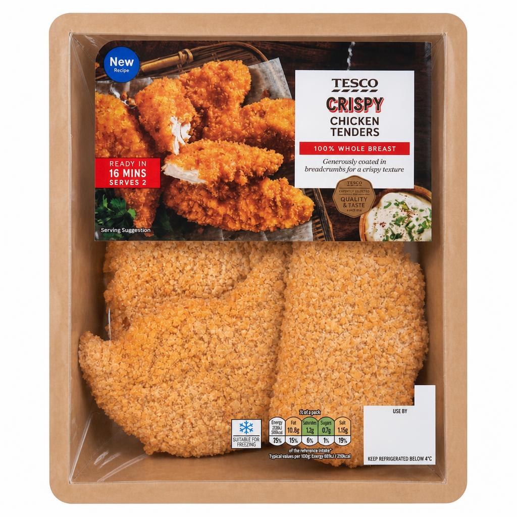 Tesco Crispy Chicken Tenders 305g