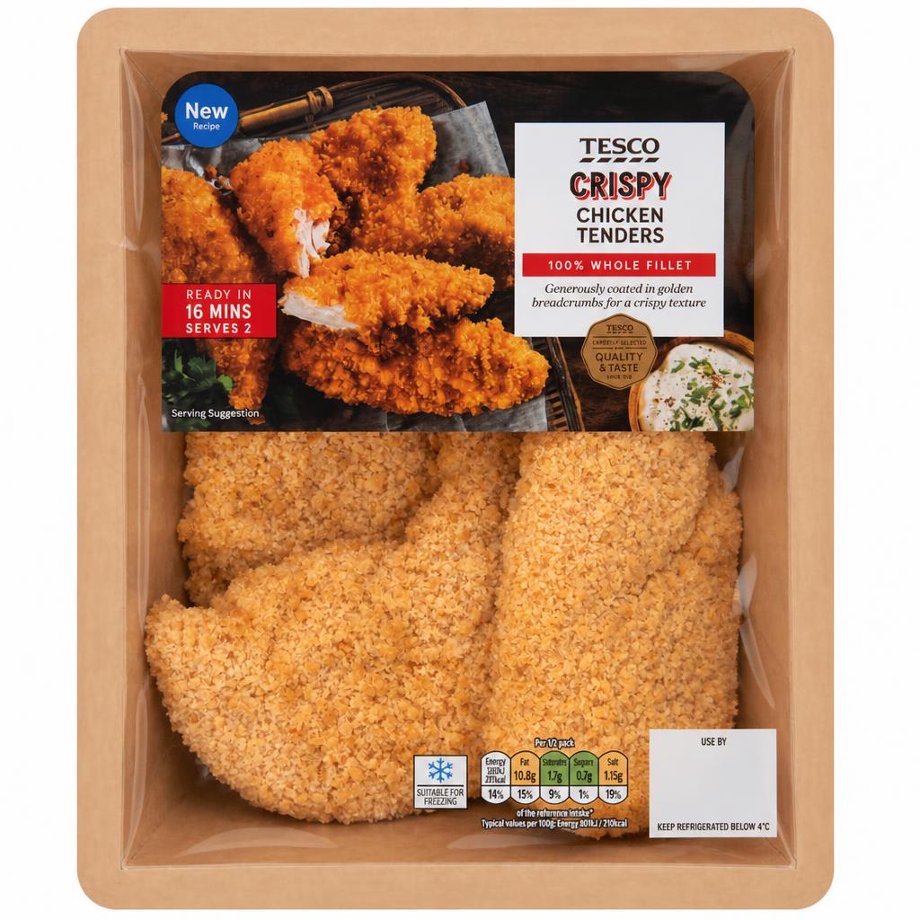 Tesco Crispy Chicken Tenders 305g