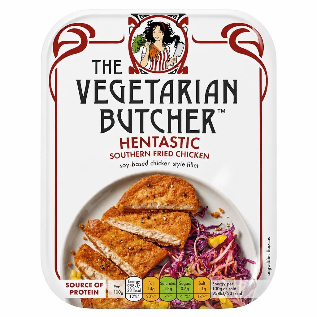 The Vegetarian Butcher Vegan Hentastic Southern Fried Chicken Fillet 200g