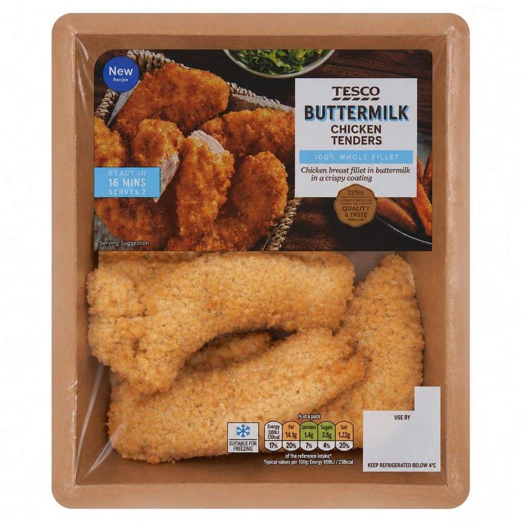 Tesco Buttermilk Chicken Tenders 305g