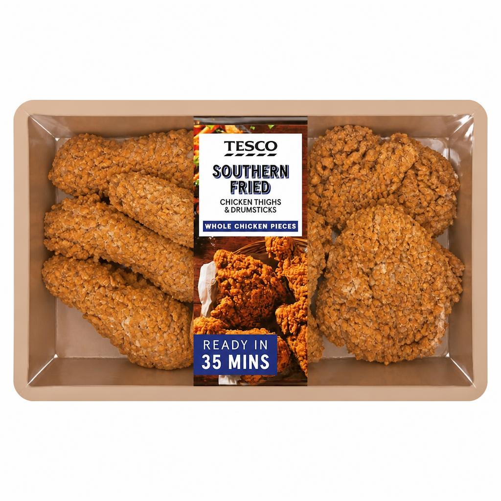Tesco Southern Fried Chicken Thighs & Drumsticks 800g
