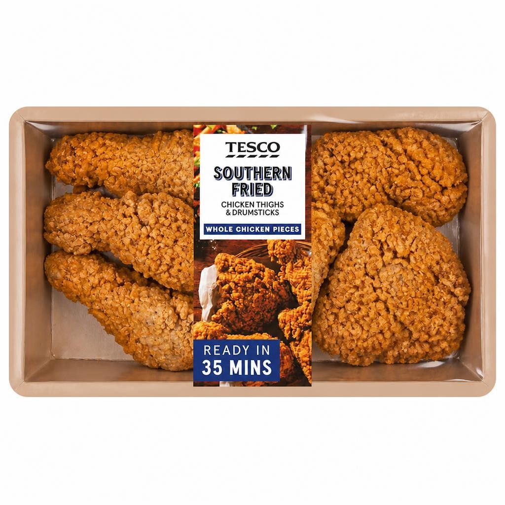 Tesco Southern Fried Chicken Thighs & Drumsticks 800g