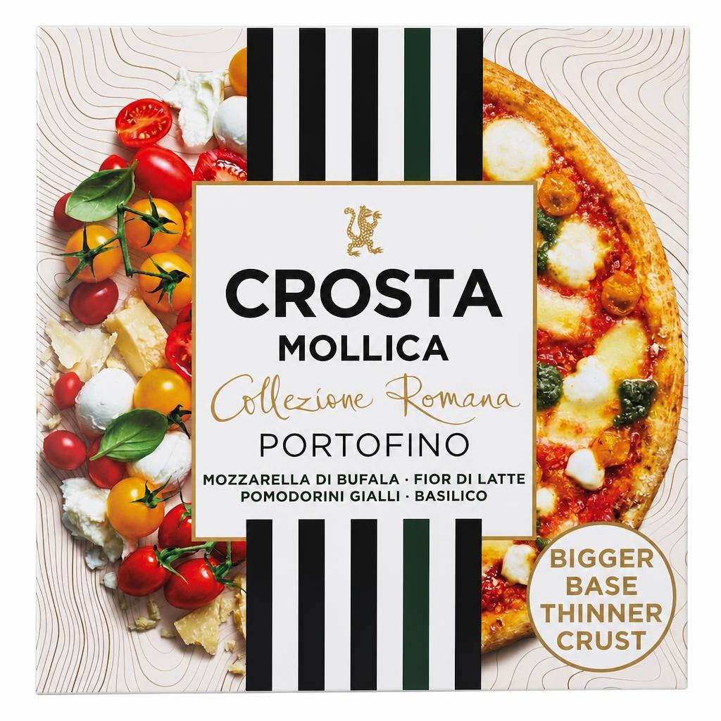 Crosta Mollica Collezione Romana Portofino Pizza - Tomato & Mozzarella 516g