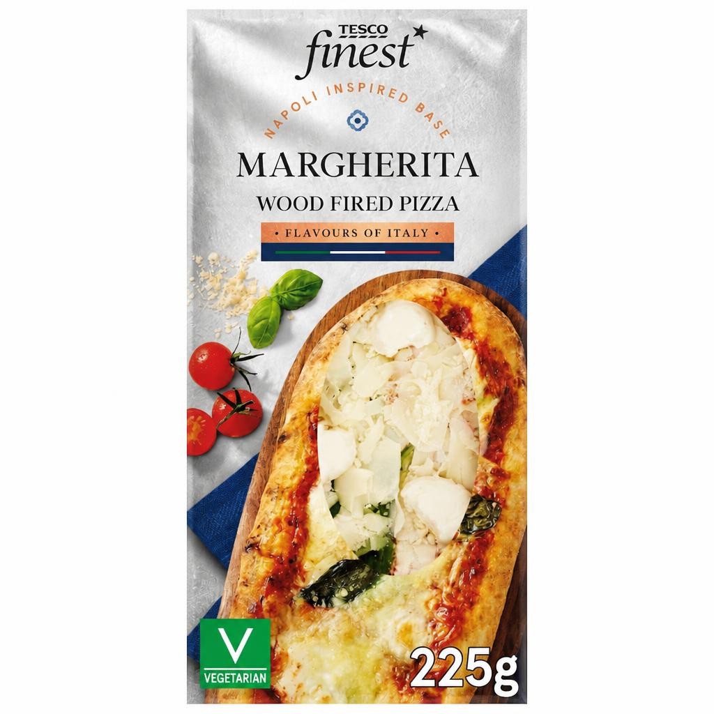 Tesco Finest Margherita Wood Fired Pizza 225g