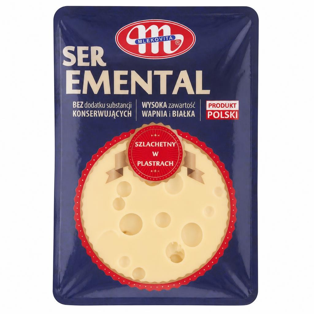 Mlekovita Ementaler Cheese Slices 500g