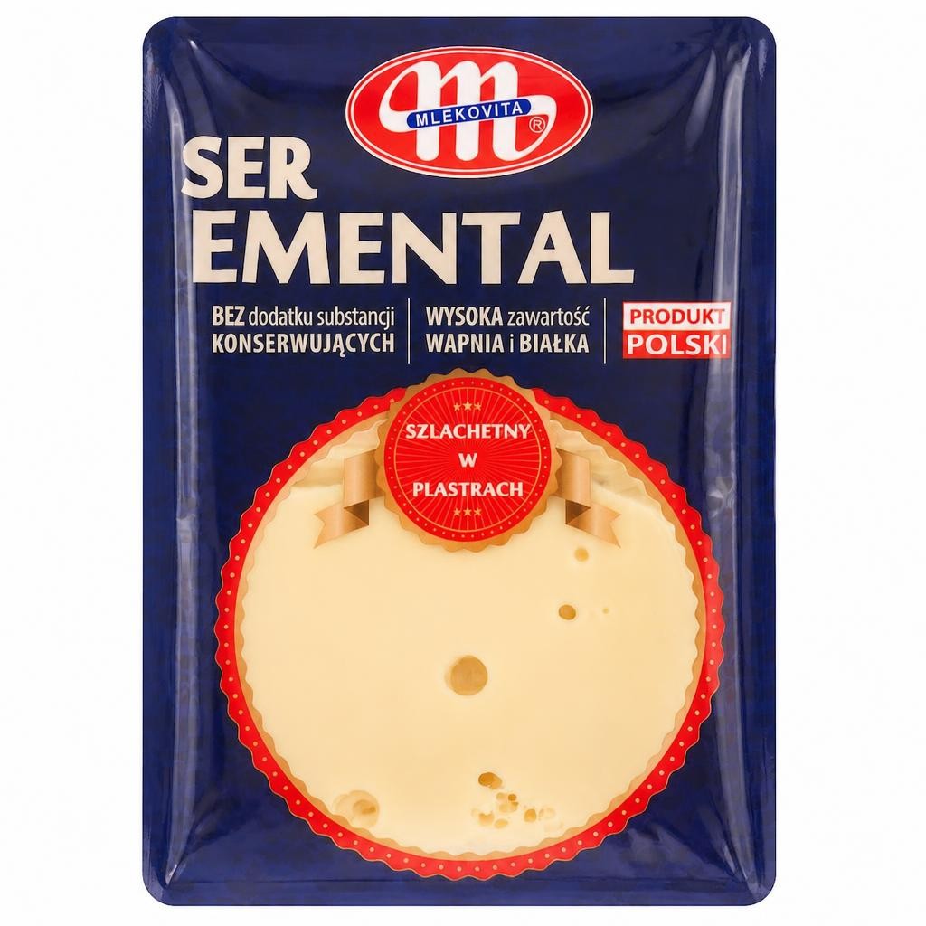 Mlekovita Ementaler Cheese Slices 500g