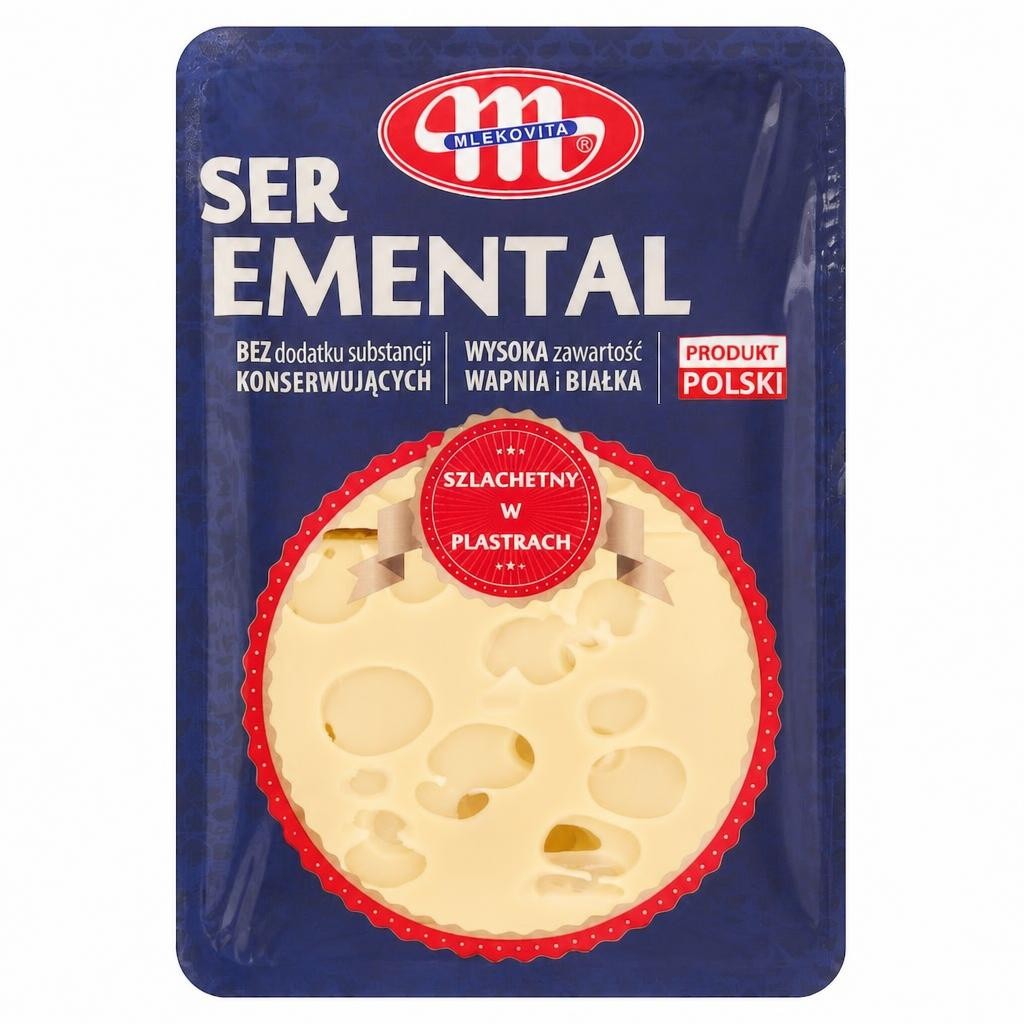 Mlekovita Ementaler Cheese Slices 500g