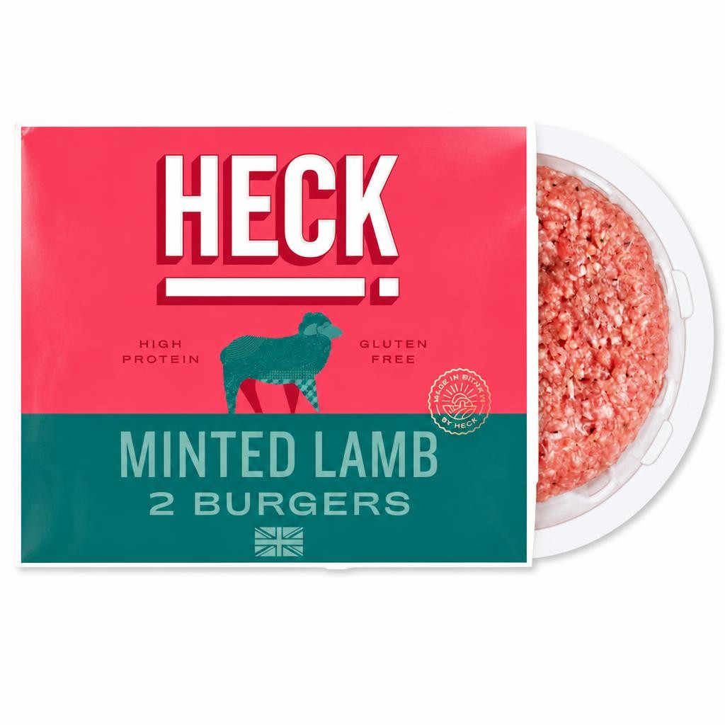 Heck Minted Lamb Burgers 2 Pack 320g