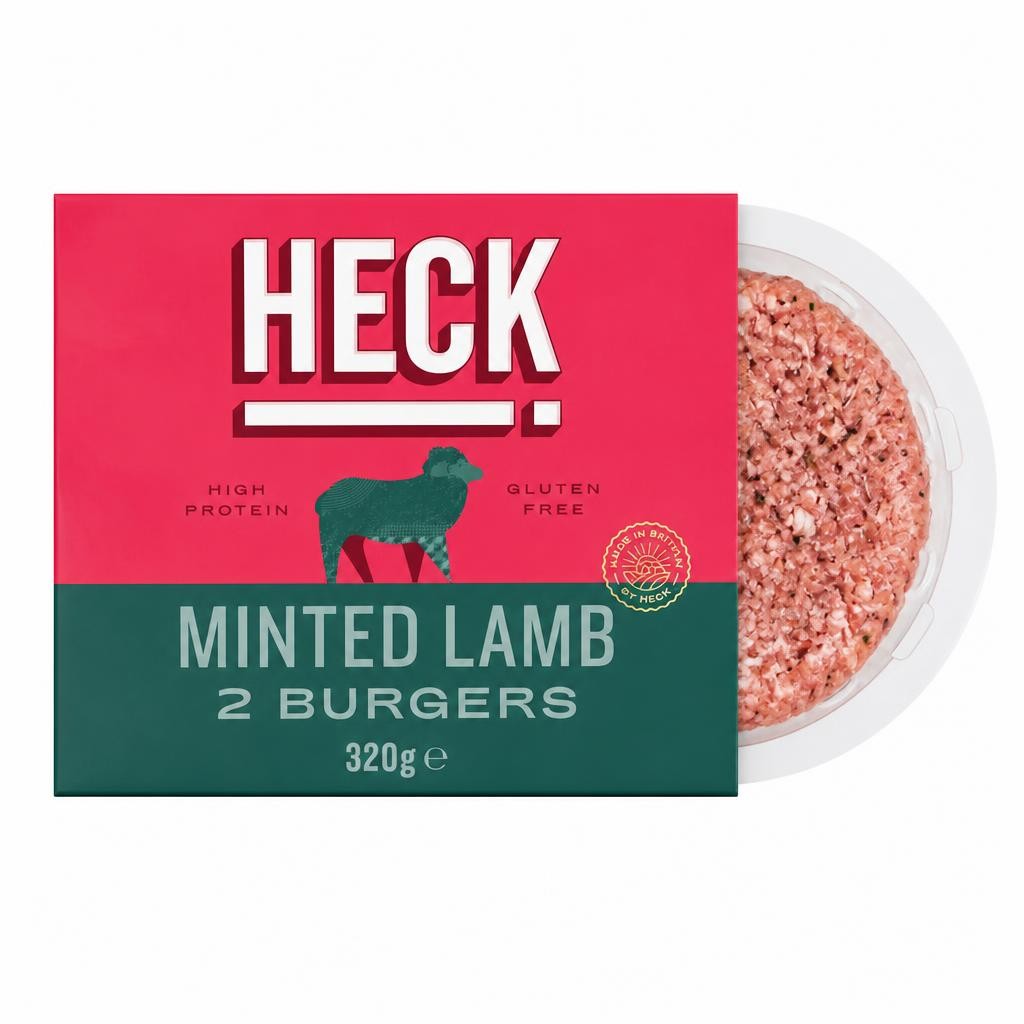 Heck Minted Lamb Burgers 2 Pack 320g