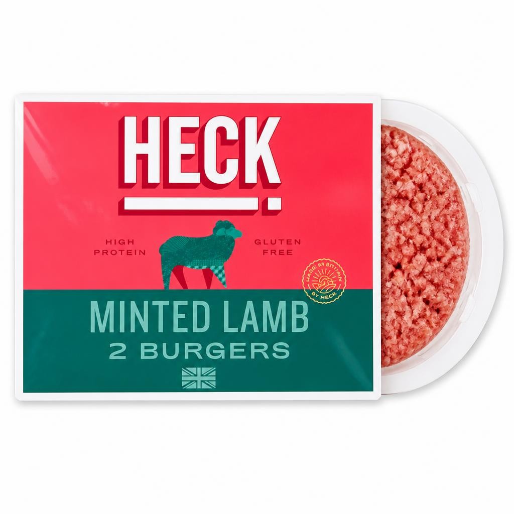 Heck Minted Lamb Burgers 2 Pack 320g