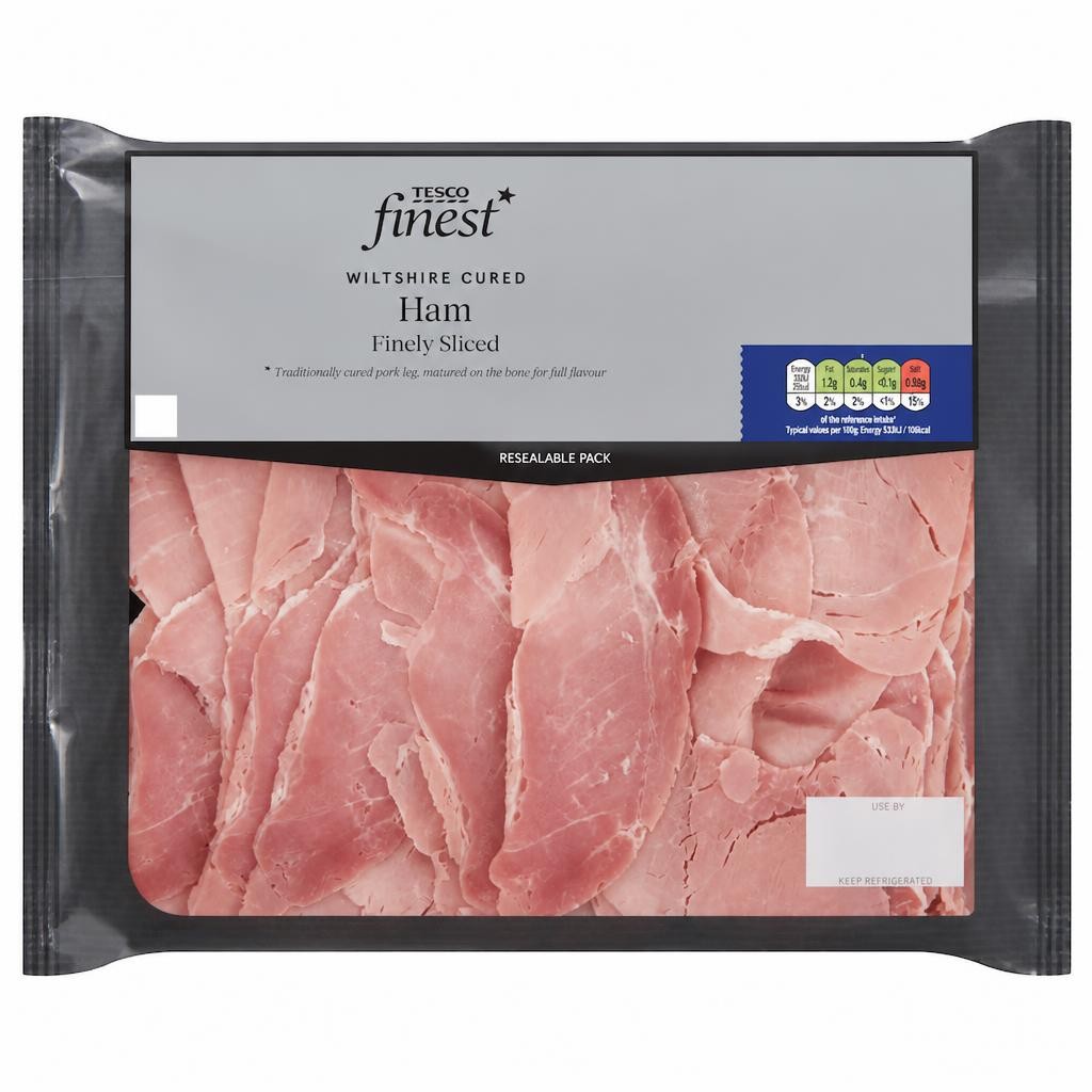 Tesco Finest Wiltshire Finely Sliced Ham 200g
